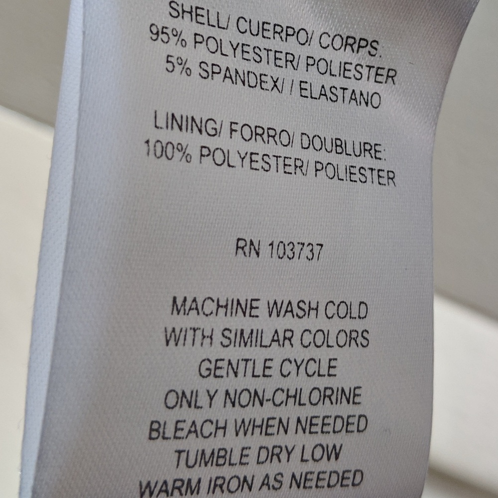 Adorable gathered waist Donna Morgan jersey dress - Picture 8 of 8